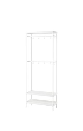 Perchero/Zapatero Blanco Metálico MACKAPÄ