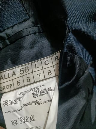 Americana Burberry Hombre Talla 56 azul