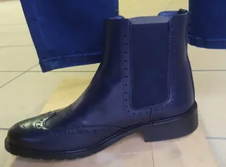 Botín azul talla 37