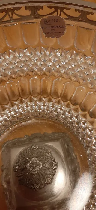 Alzata in cristallo Bleikristall centrotavola