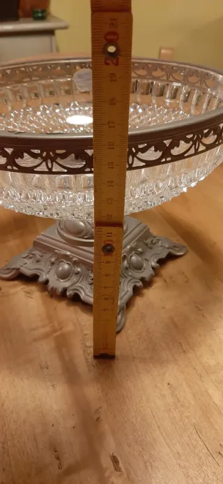 Alzata in cristallo Bleikristall centrotavola