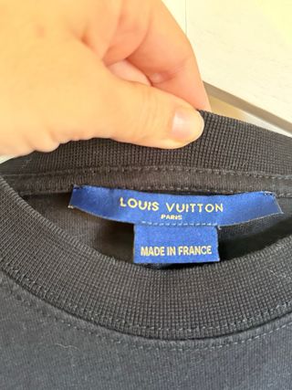 Camiseta Louis Vuitton Negra Hombre