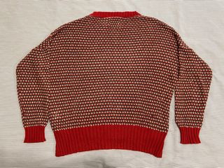 Jersey Loreak Mendian Lino Mujer Rojo