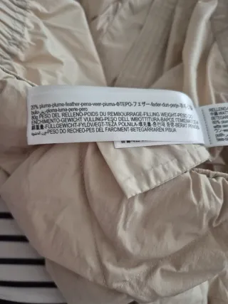 Plumífero Massimo Dutti Beige Talla M