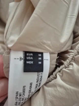 Plumífero Massimo Dutti Beige Talla M