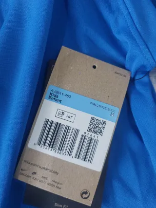 Camiseta Nike Dri-Fit Azul T.M 137-147