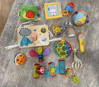 Lote Juguetes Bebé Montessori Hape Sophie Girafa