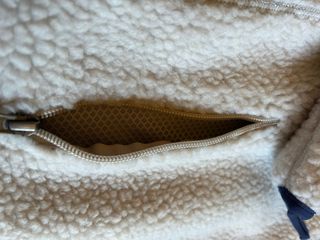 Casaco Patagonia Full Zip Bege e Azul