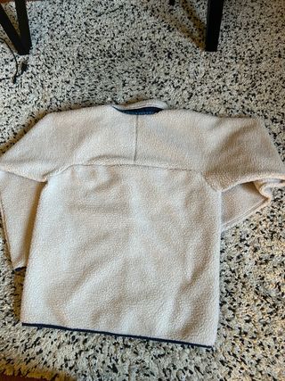 Casaco Patagonia Full Zip Bege e Azul