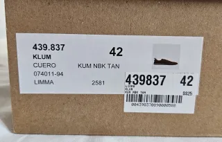 Zapatos Limma Piel Hombre Talla 42 Marrones