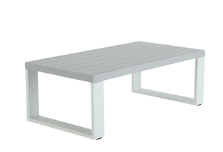 JUEGO SOFAS Y MESA DE JARDIN Naterial Alum Blanco
