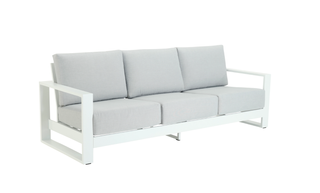 JUEGO SOFAS Y MESA DE JARDIN Naterial Alum Blanco