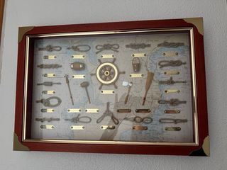 Cuadro Nudos Marineros Mapa