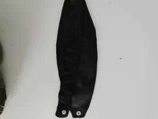 Cinturón fiesta flores negro