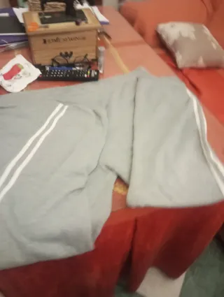 Pantalón chándal gris talla grande