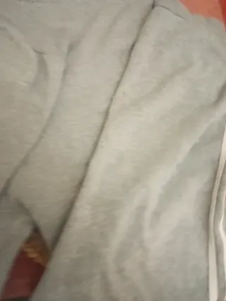 Pantalón chándal gris talla grande