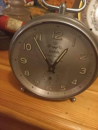 Sveglia vintage Wehrle Three-in-One anni '60