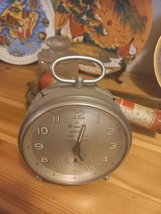 Sveglia vintage Wehrle Three-in-One anni '60