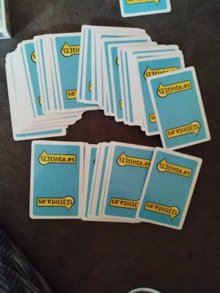 4 Barajas de cartas con publicidad.  (50 cartas)