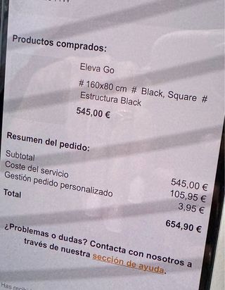 Escritorio Elevable Eleva Go Negro