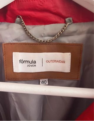 Chaqueta roja talla 40