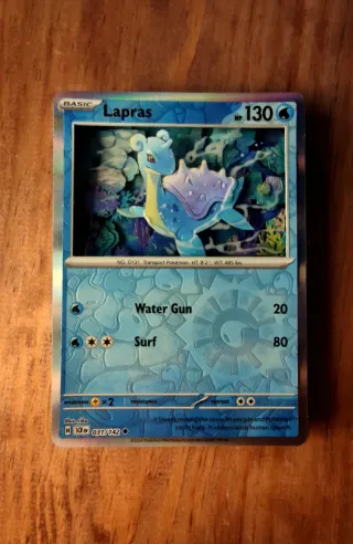 Carta Pokémon Lapras 3D