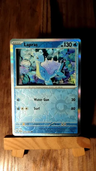 Carta Pokémon Lapras 3D