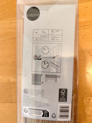 Persiana madera LEROY 120x150cm sin estrenar