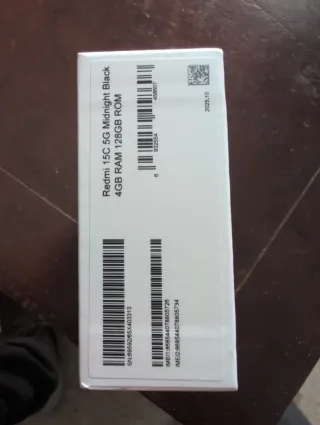 Xiaomi Redmi 15C 5G 128GB negro Nuevo. Última unid