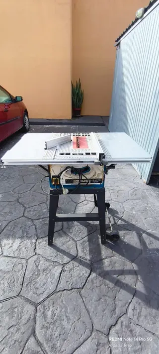 Mesa de corte para carpintería