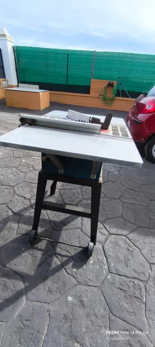 Mesa de corte para carpintería