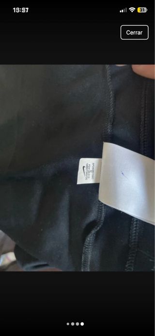 Chaqueta deportiva Nike negra