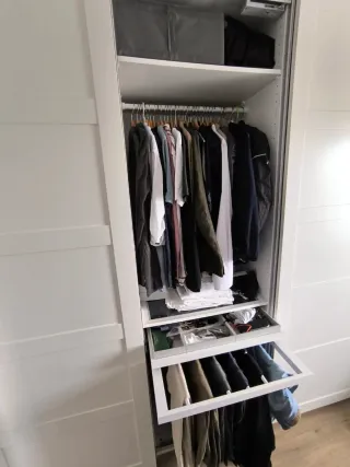 Armario vestidor blanco Ikea