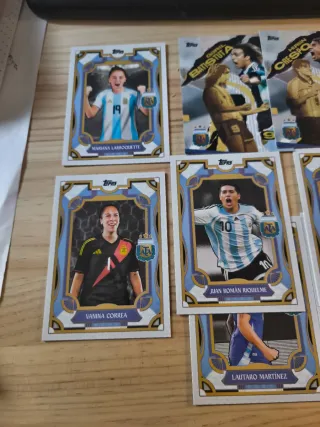 Lote Topps Team Set Argentina 2024