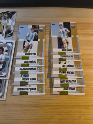 Lote Topps Team Set Argentina 2024