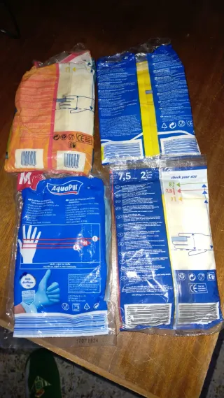 Guantes de látex AquaPur (2 pares)