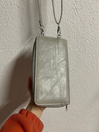 Bolso bandolera gris