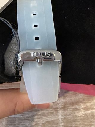 Reloj Tous Nuevo Correa de Goma y Plata
