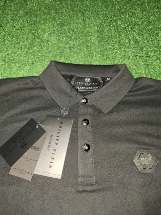 Polo Philipp Plein nero taglia M