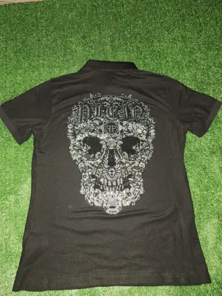 Polo Philipp Plein nero taglia M