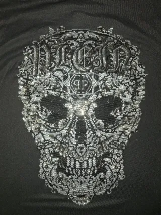 Polo Philipp Plein nero taglia M