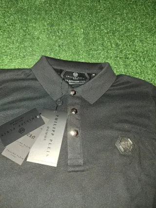 Polo Philipp Plein nero taglia M