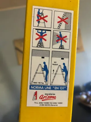 Escalera Tijera Fibra Vidrio Arizona