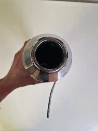 Escape de moto cromado