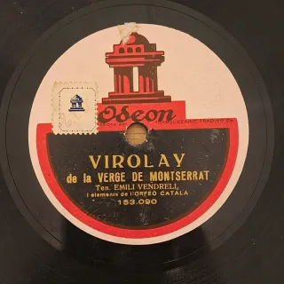 Lote 6 Discos pizarra 78rpm Canción Catalana