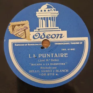 Lote 6 Discos pizarra 78rpm Canción Catalana