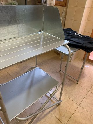 Mueble cocina plegable camping