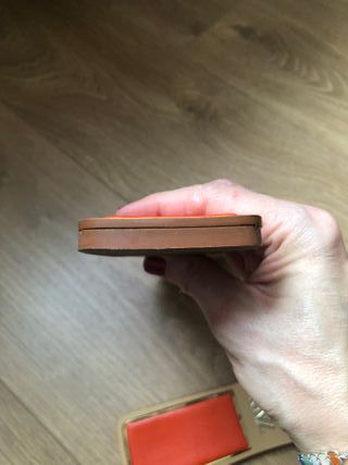 Sandalias Zara Piel Talla 39 Naranja