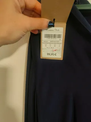 Vestido morado Massimo Dutti sin estrenar