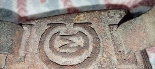 Plancha antigua de hierro